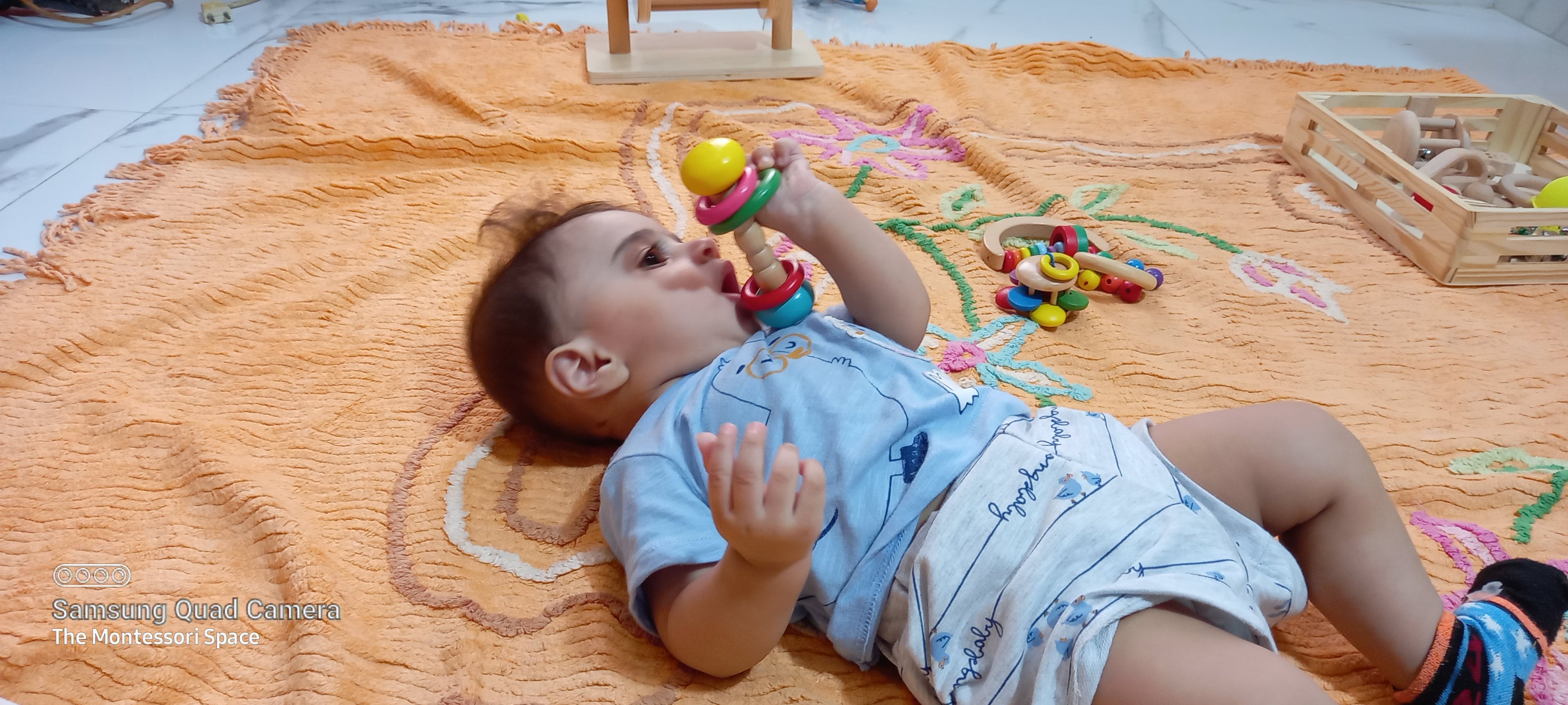 Colored Rattle Set