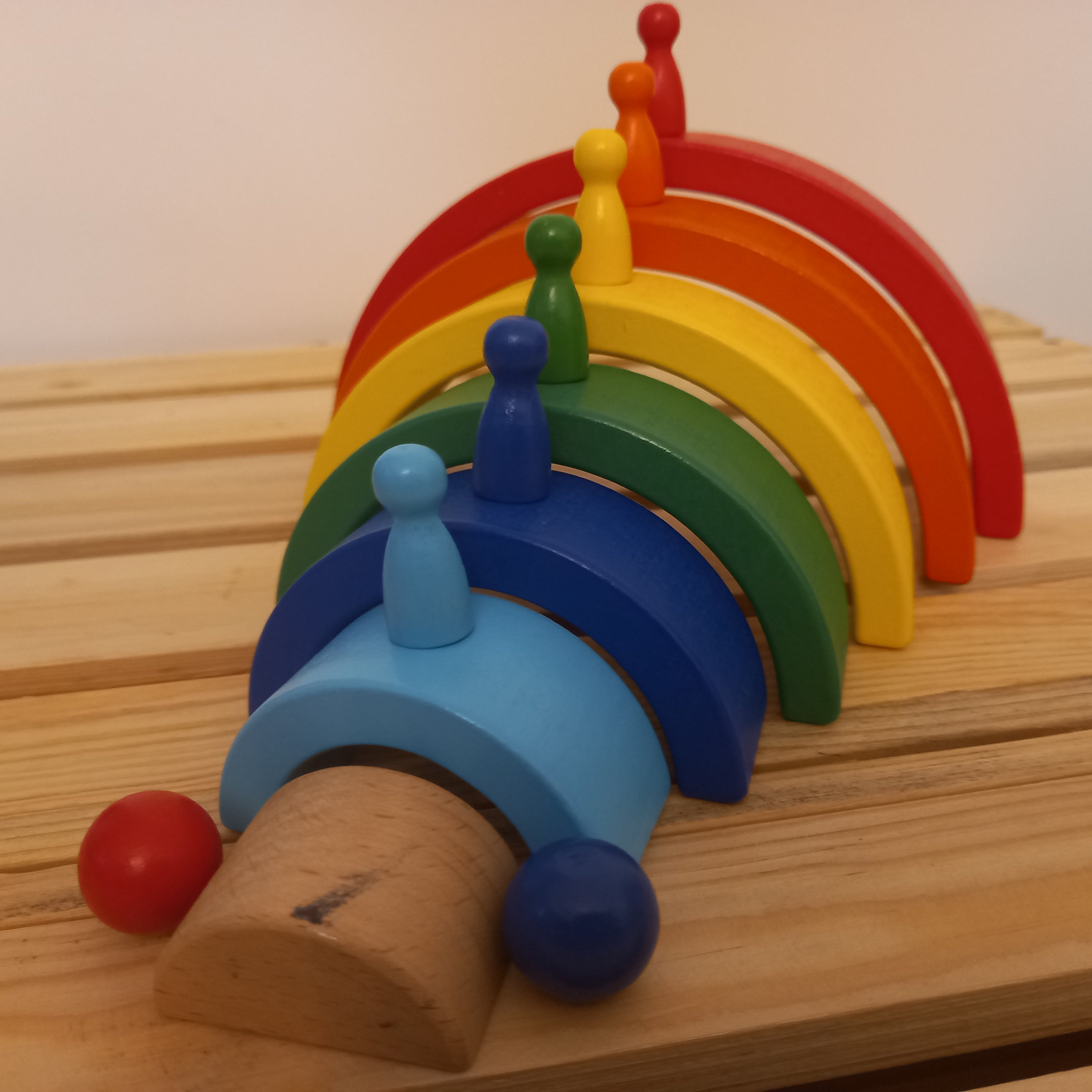 Rainbow Stacker 6pcs
