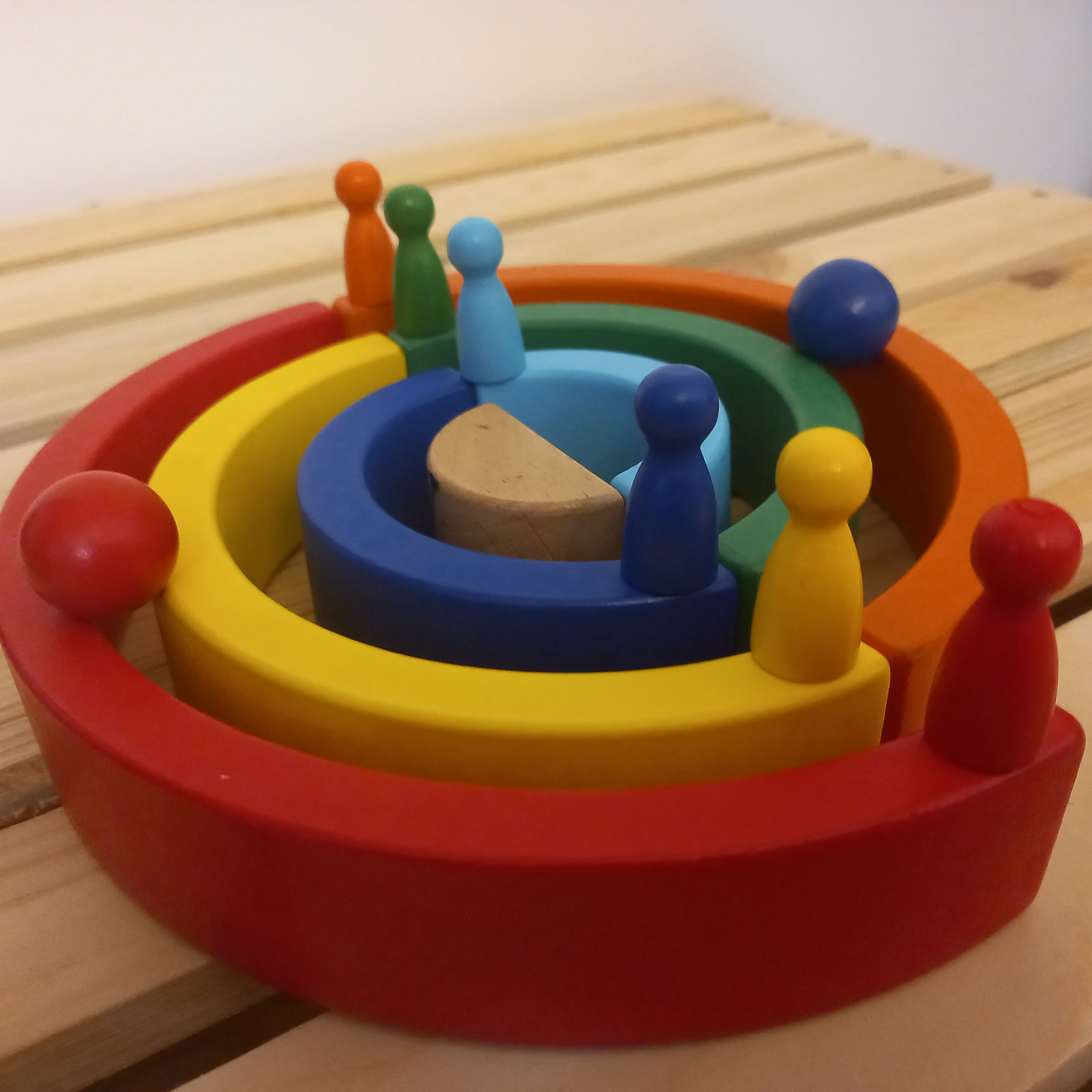 Rainbow Stacker 6pcs