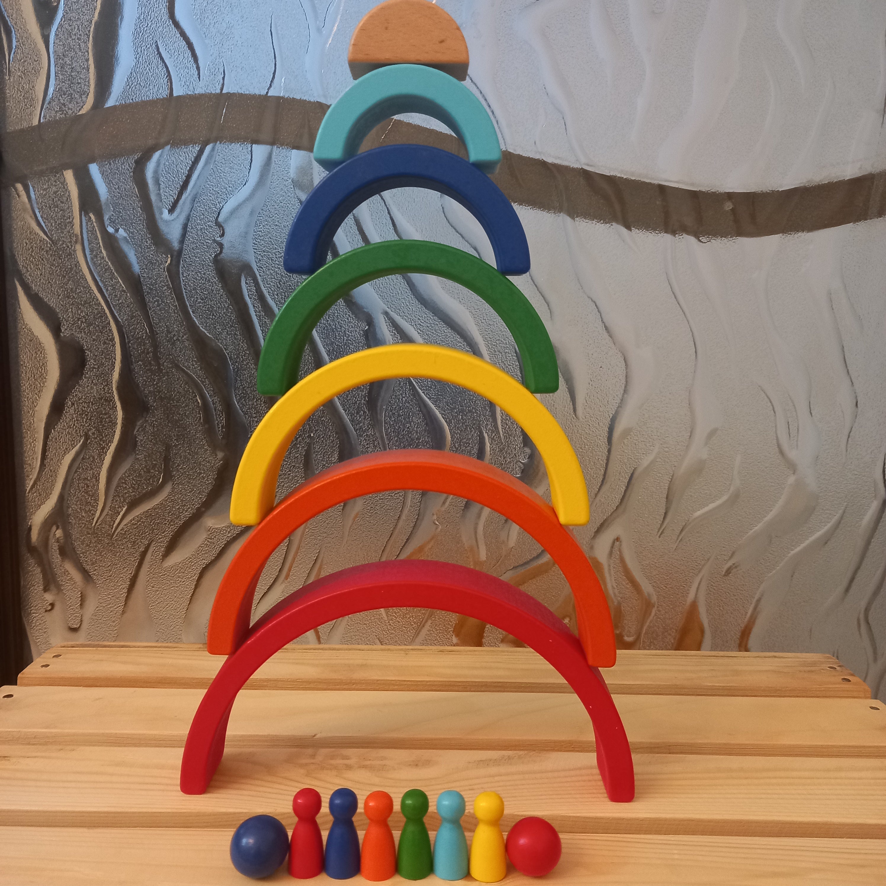 Rainbow Stacker 6pcs