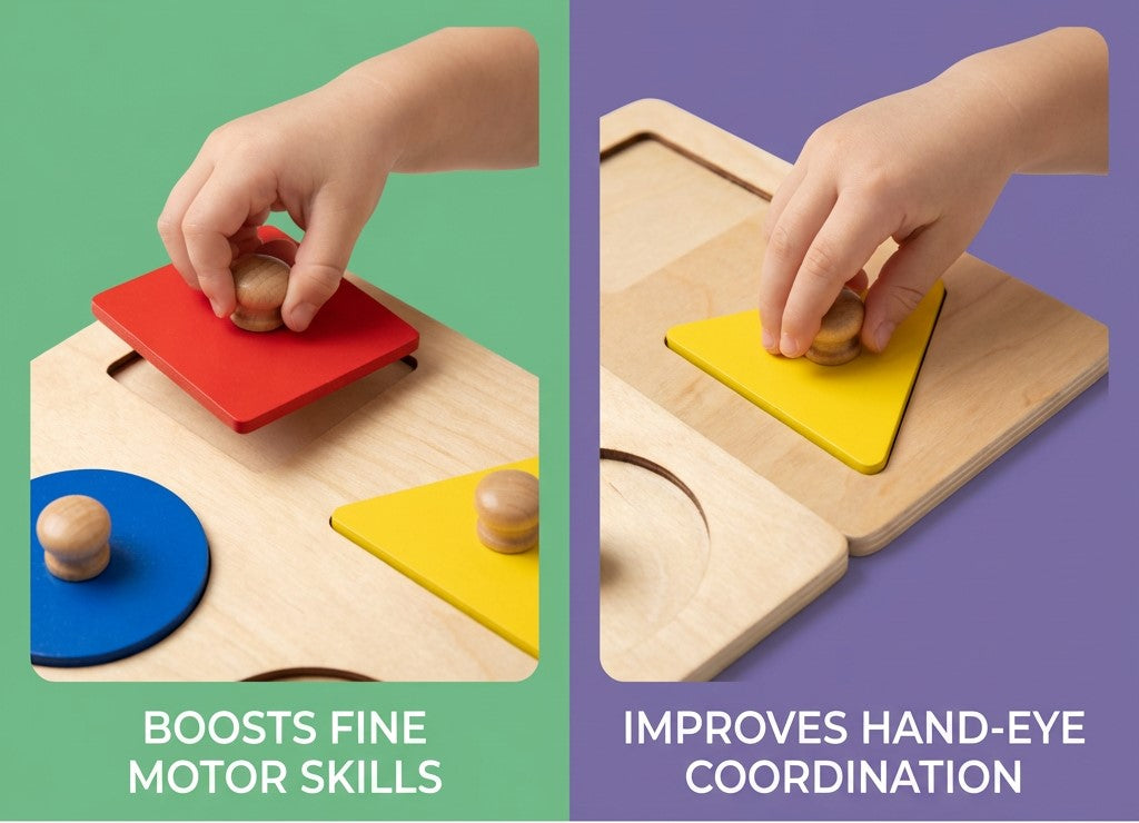 4 Single Shaped Puzzle Set