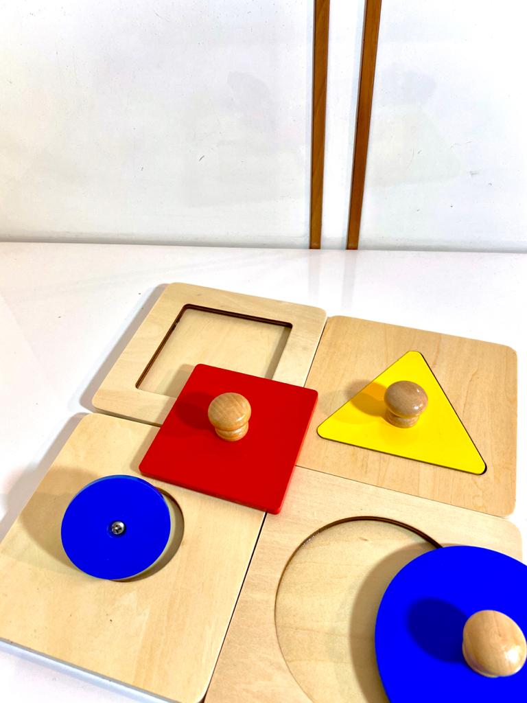 4 Single Shaped Puzzle Set