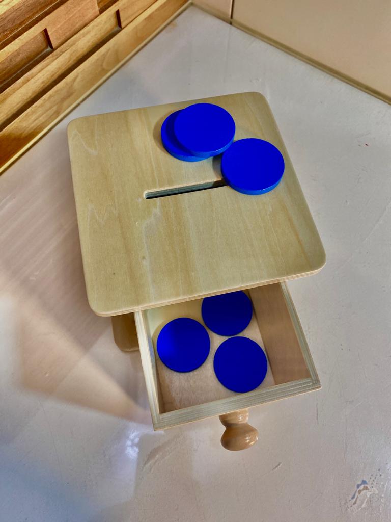 Coin Drop Container Coin Drop Box – The Montessori Space