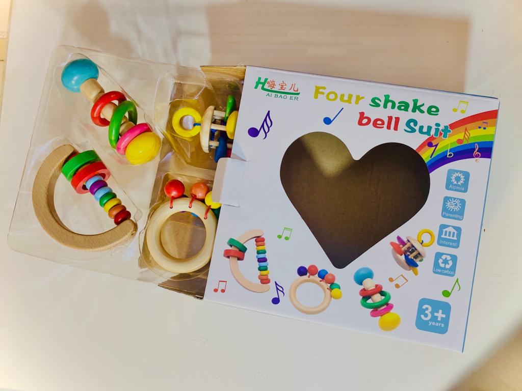 Colored Rattle Set – The Montessori Space
