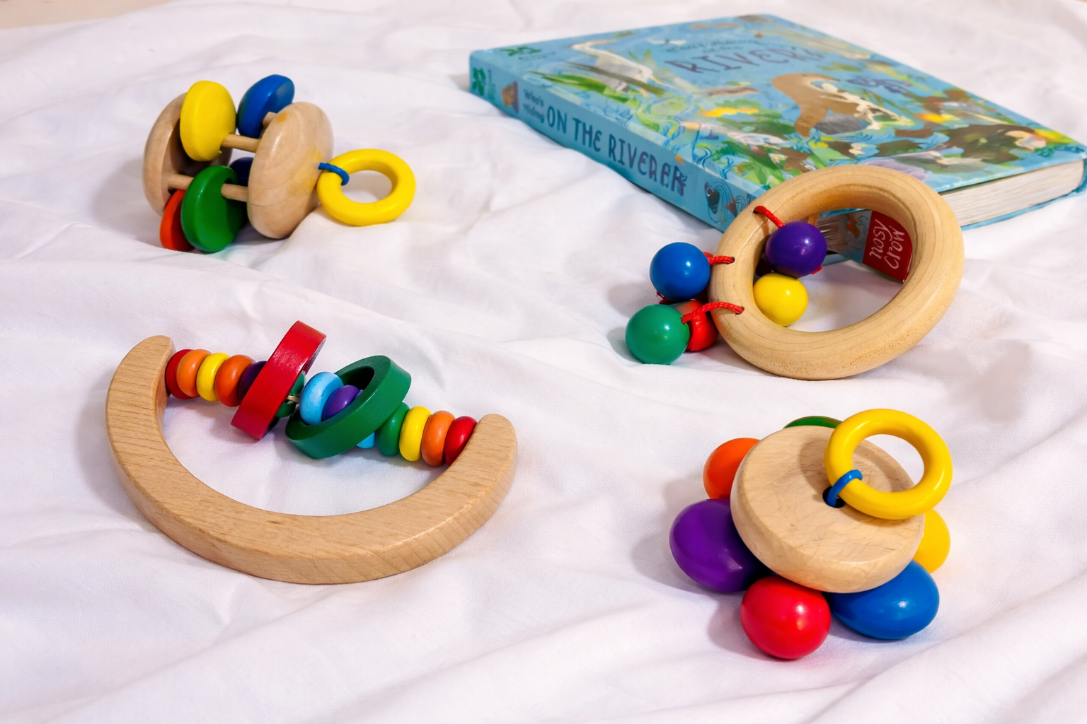 Colored Rattle Set
