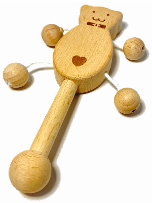 1pc Wooden Baby Rattle Set Montessori Teething Ring Log Rattle Grab Baby  Toys Training Hands Ability Cognition Early Education Toy Gift - Toys &  Games - Temu